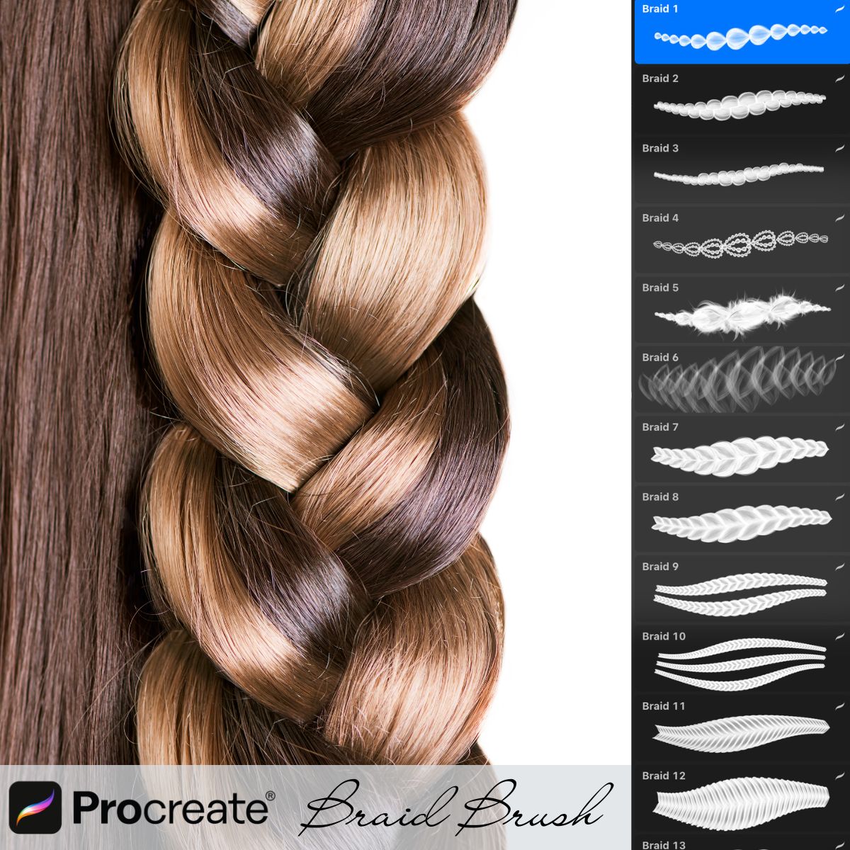 27 Braid Brushes Bundle