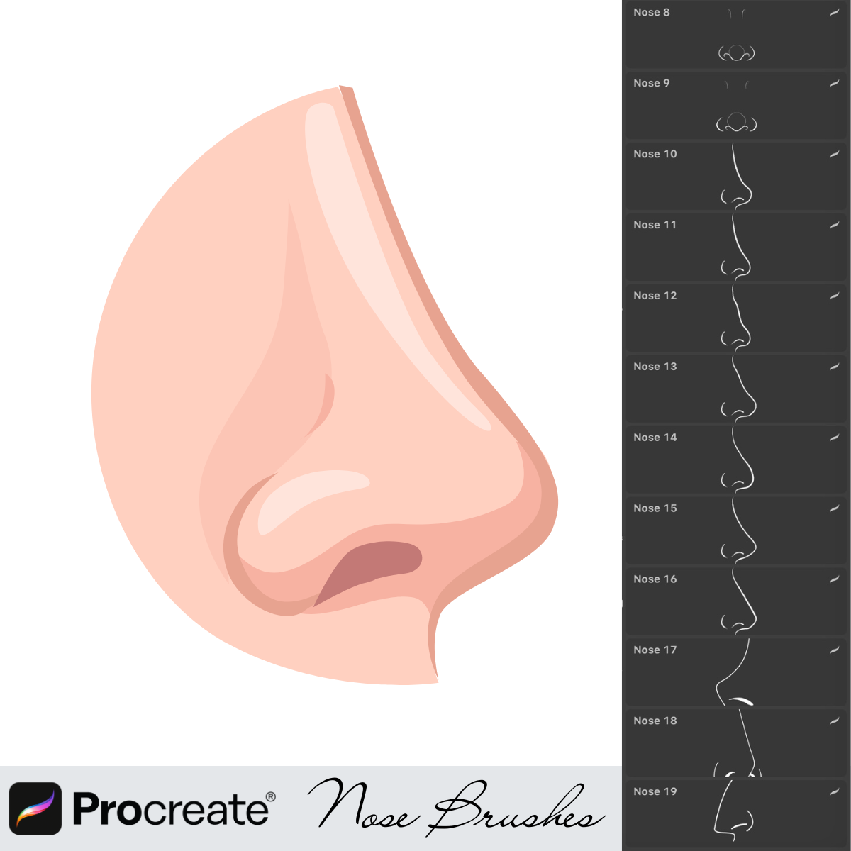 50 Nose Brushes