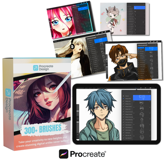 300 Manga Portrait BrushSet Bundle